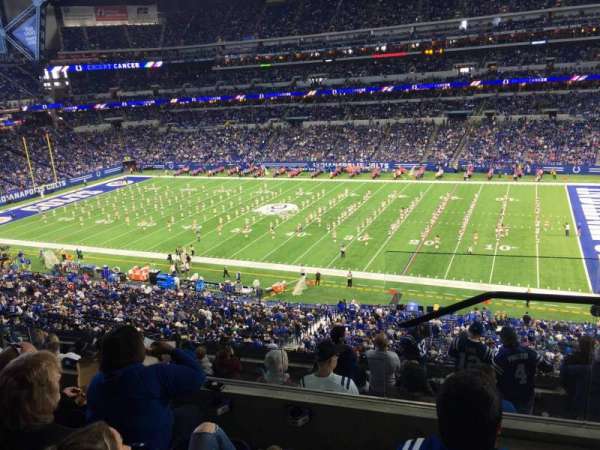 Lucas Oil Stadium, section: 437, row: 4, seat: 1
