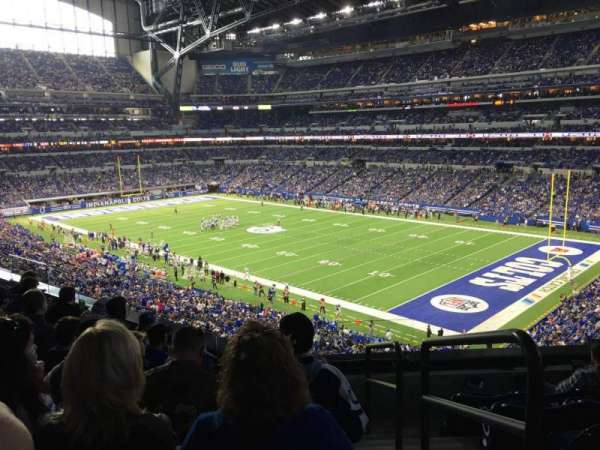 Lucas Oil Stadium, section: 307, row: 5, seat: 1