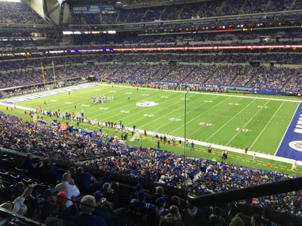 Lucas Oil Stadium, section: 409, row: 2, seat: 1