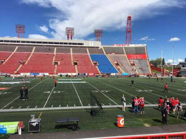 McMahon Stadium, section: E, row: 8, seat: 11