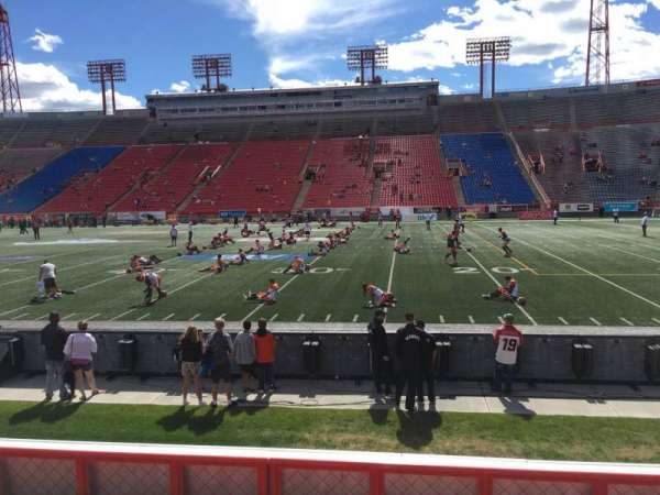 McMahon Stadium, section: Q, row: 6, seat: 10