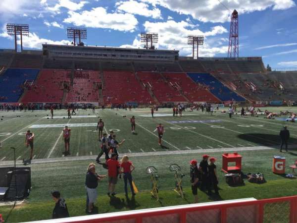 McMahon Stadium, section: T, row: 6, seat: 10