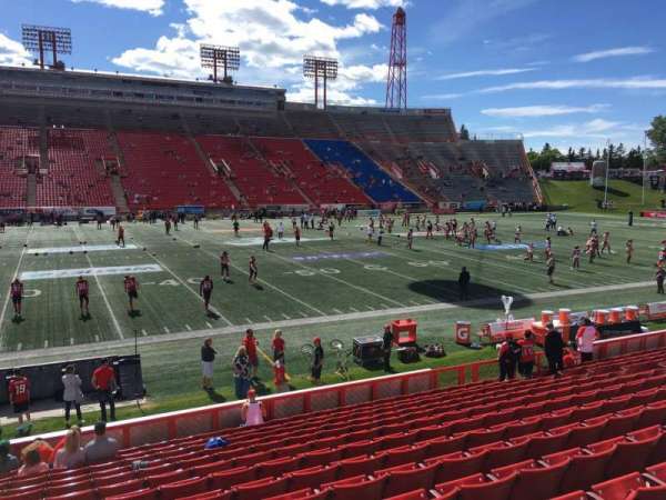 McMahon Stadium, section: T, row: 14, seat: 20