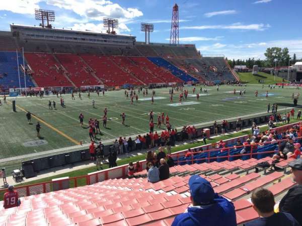 McMahon Stadium, section: W, row: 23, seat: 19