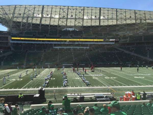 Mosaic Stadium, section: 139, row: 16, seat: 18