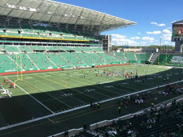 Mosaic Stadium, section: 121, row: 23, seat: 16