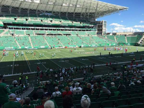 Mosaic Stadium, section: 117, row: 22, seat: 22