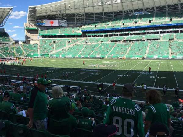 Mosaic Stadium, section: 113, row: 24, seat: 4
