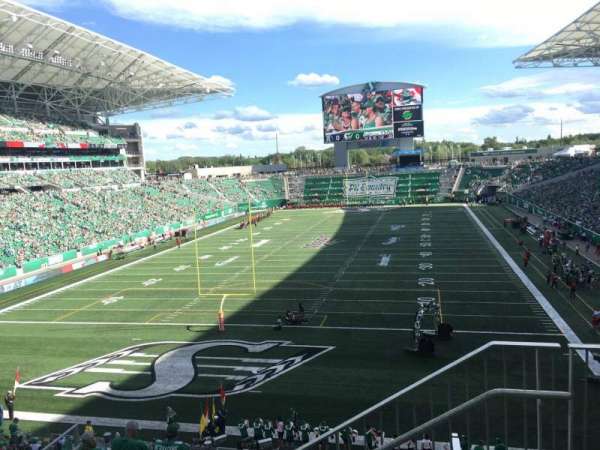 Mosaic Stadium, section: 225, row: 2, seat: 2