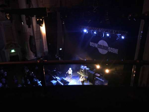 Usher Hall, section: Upper Circle, row: B, seat: 3