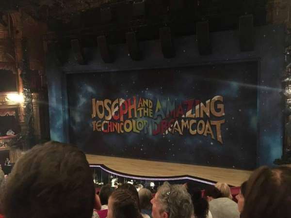 The London Palladium, section: Royal Circle, row: E, seat: 12