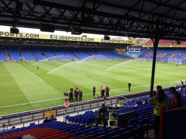 Selhurst Park, section: Main-B, row: 25, seat: 34