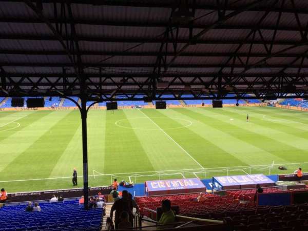 Selhurst Park, section: Main-E, row: 33, seat: 105