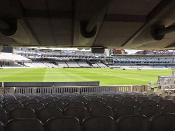 Lord's Cricket Ground, section: Grandstand D, row: 10, seat: 10
