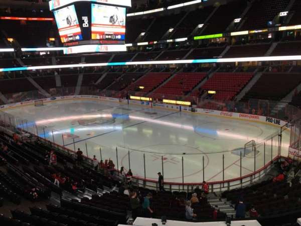 Canadian Tire Centre, section: 218, row: B, seat: 9