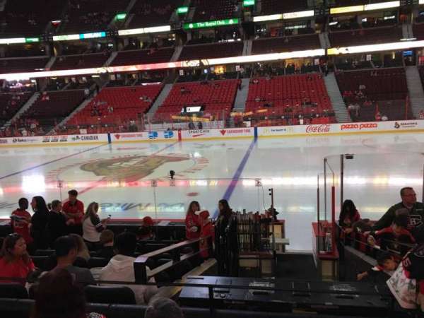 Canadian Tire Centre, section: 105, row: L, seat: 11