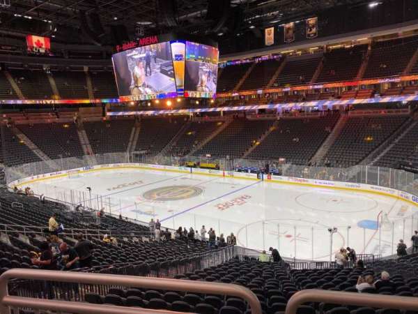T-Mobile Arena, section: 18, row: Wc, seat: 9