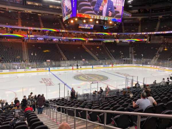 T-Mobile Arena, section: 4, row: P, seat: 16
