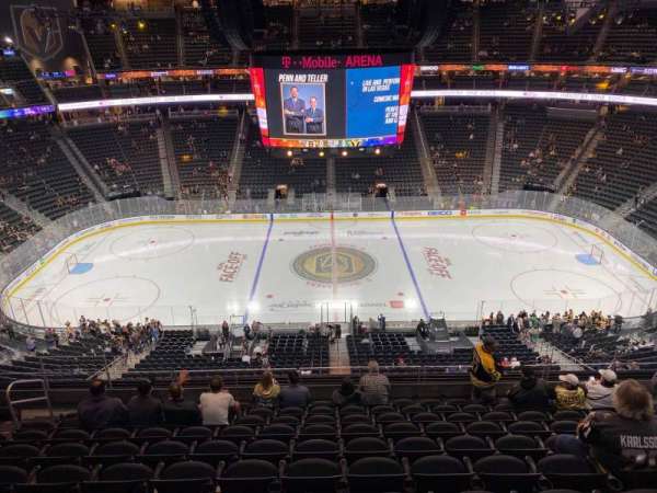T-Mobile Arena, section: 205, row: K, seat: 9