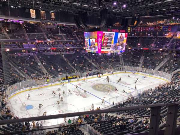 T-Mobile Arena, section: 219, row: A, seat: 11