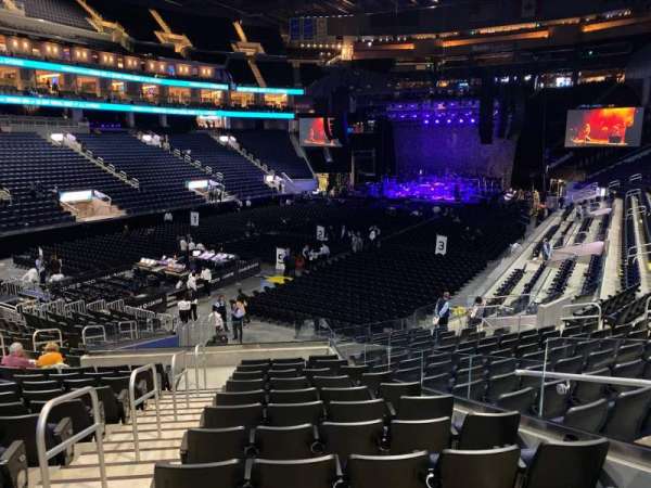 Chase Center, section: 107, row: 18, seat: 5