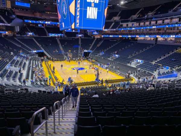 Chase Center, section: 110, row: 27, seat: 25