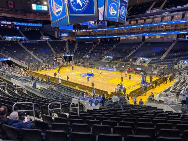 Chase Center, section: 113, row: 13, seat: 9