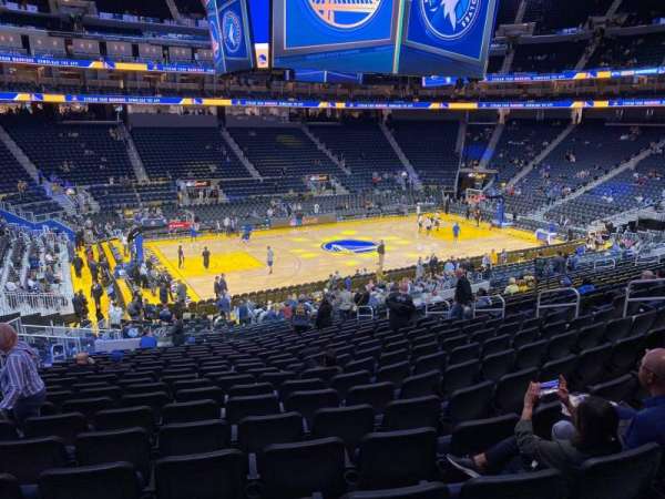 Chase Center, section: 117, row: 18, seat: 15