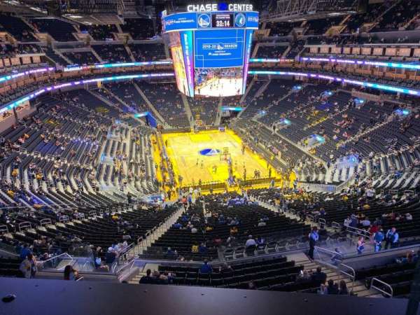 Chase Center, section: Bridge 3, row: 1, seat: 1
