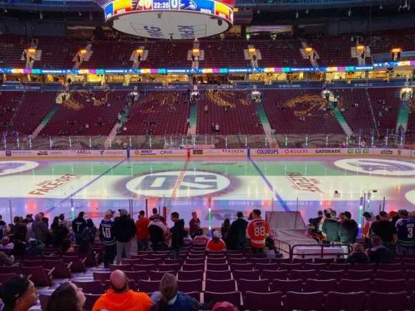 Rogers Arena, section: 117, row: 17, seat: 5
