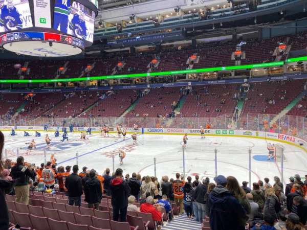 Rogers Arena, section: 115, row: 14, seat: 2
