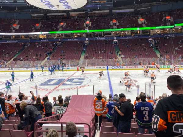 Rogers Arena, section: 116, row: 12, seat: 107