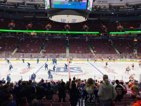 Rogers Arena, section: 117, row: 18, seat: 101