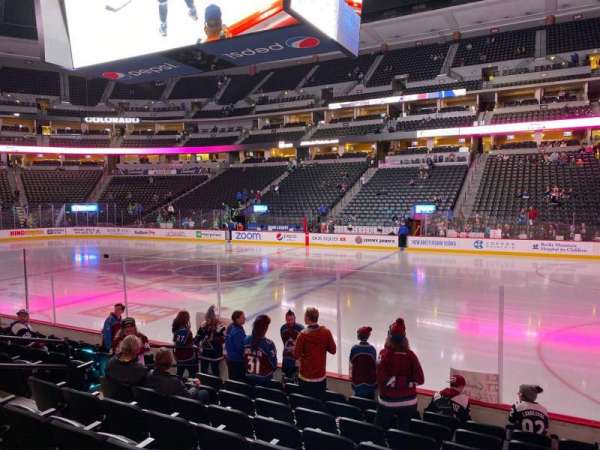 Ball Arena, section: 122, row: 9, seat: 10