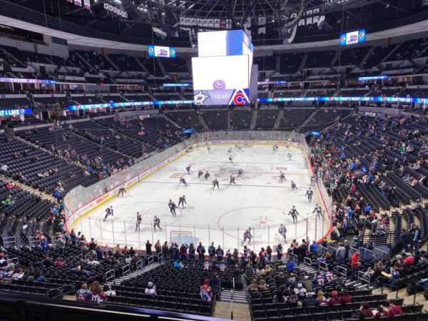 Ball Arena, section: 214, row: 3, seat: 10