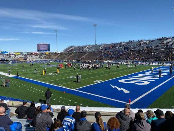 Falcon Stadium, section: L4, row: M, seat: 17