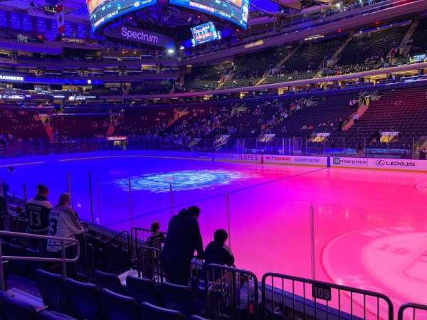Madison Square Garden, section: 109, row: 6, seat: 8