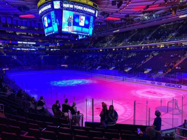 Madison Square Garden, section: 110, row: 13, seat: 16
