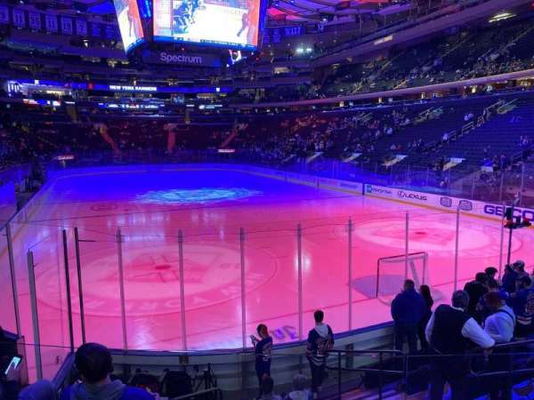 Madison Square Garden, section: 111, row: 9, seat: 9