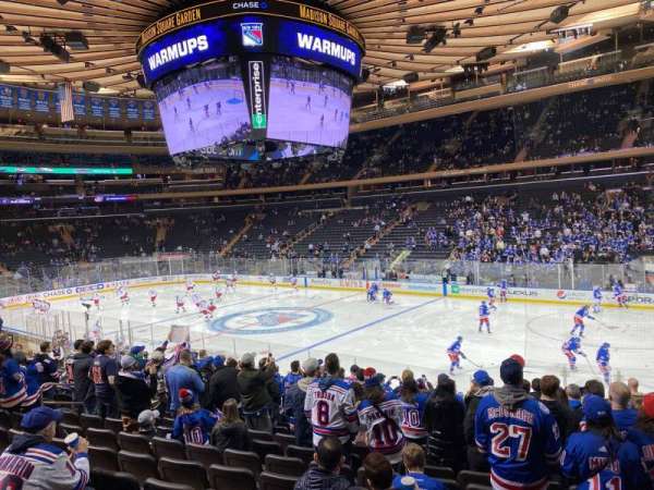 Madison Square Garden, section: 119, row: 16, seat: 18