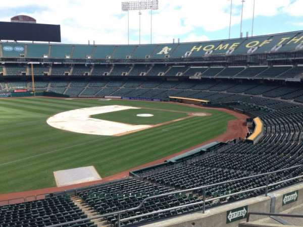 Oakland Coliseum, section: 227, row: 3