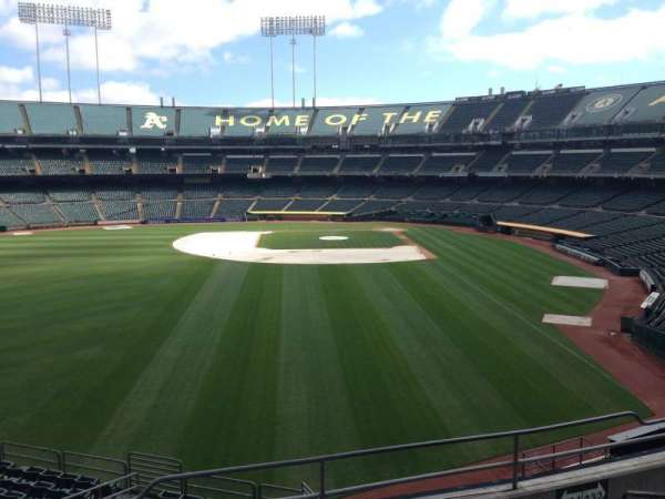 Oakland Coliseum, section: 234, row: 3