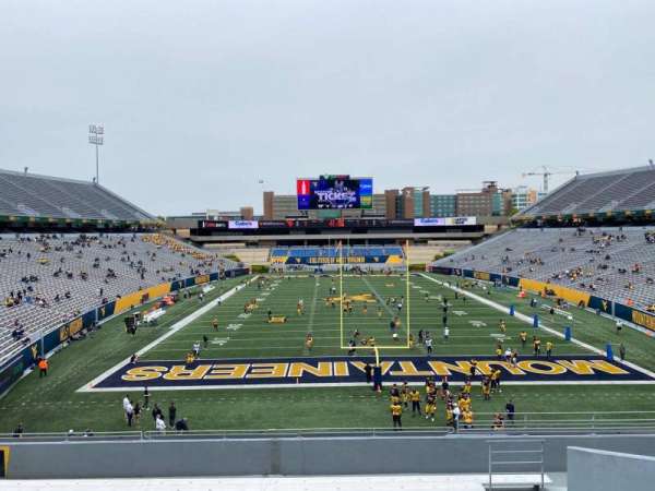 Mountaineer Field, section: 134, row: 42, seat: 132