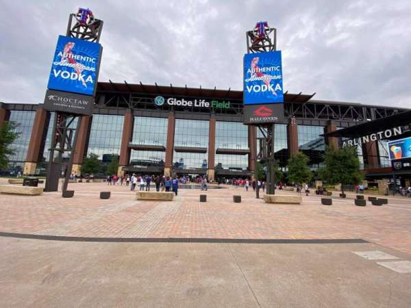 Globe Life Field, section: TXU Energy North Entry