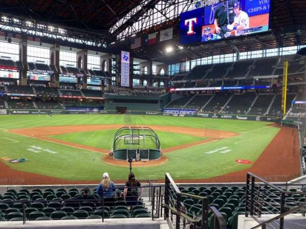 Globe Life Field, section: 13, row: 13, seat: 22