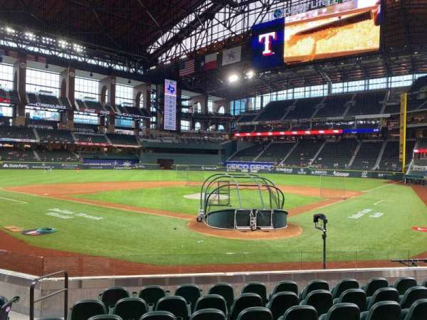 Globe Life Field, section: 13, row: 8, seat: 5
