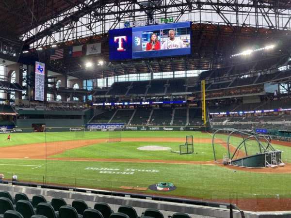 Globe Life Field, section: 10, row: 7, seat: 13