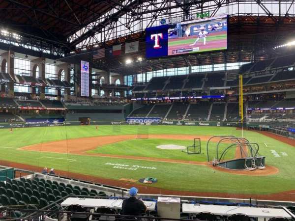 Globe Life Field, section: 11, row: 12, seat: 10