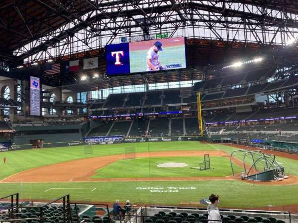 Globe Life Field, section: 10, row: 14, seat: 7