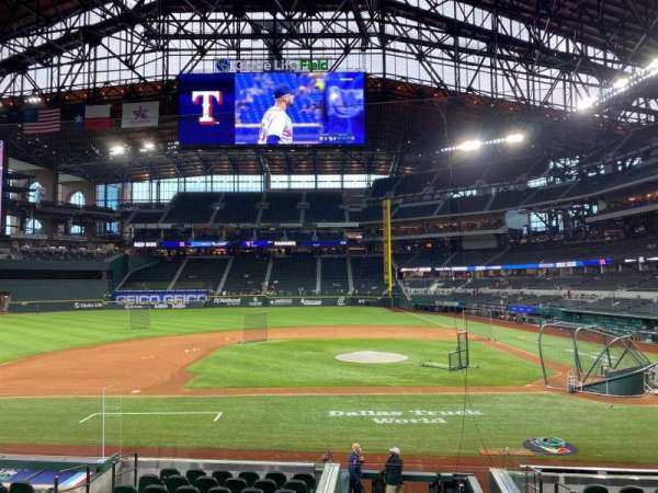 Globe Life Field, section: 9, row: 11, seat: 6